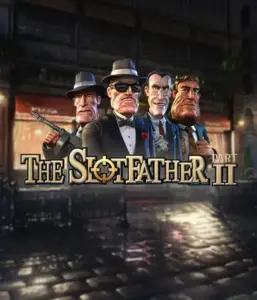 Dive into the shadowy world of The Slotfather 2 slot by Betsoft, highlighting four iconic mafia characters in front of a moody urban backdrop. This image depicts the gritty theme of the mobster lifestyle with its detailed character design and evocative setting. Great for players attracted to mafia stories, promising a captivating adventure. 