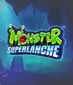 Enter the spooky depths with the Monster Superlanche game by Pragmatic Play, featuring a bright and whimsical monster logo against a foggy cave background. This graphic portrays the fun and excitement of a monster-themed game, perfect for those who enjoy quirky themes, providing a unique gaming experience. 